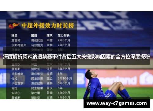 深度解析阿森纳遭禁赛事件背后五大关键影响因素的全方位深度探秘